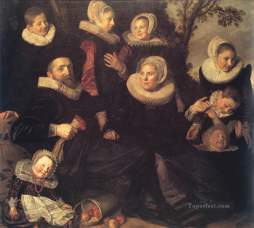 Family Portrait in a Landscape Dutch Golden Age Frans Hals Oil Paintings